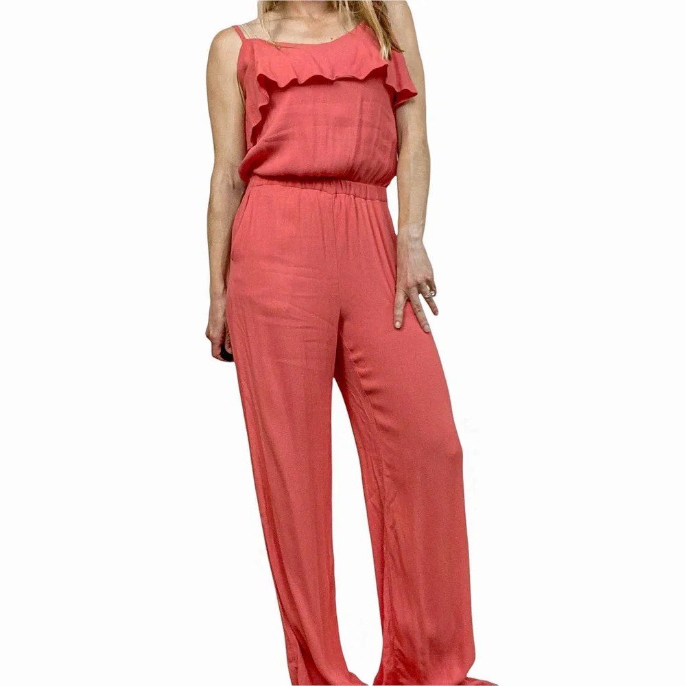 Ella Moss Stella Jumpsuit in Tulip Size Small - Picture 2 of 12
